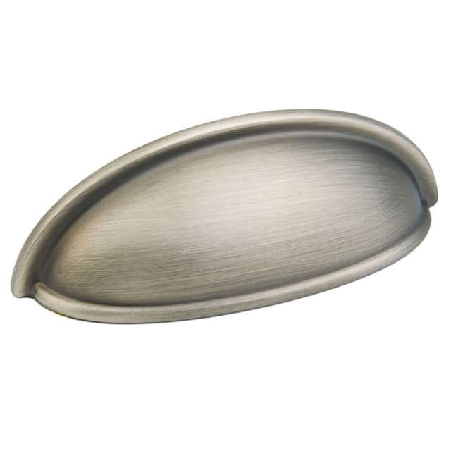 3" Traditional Small Cup Pull, Antique Nickel
