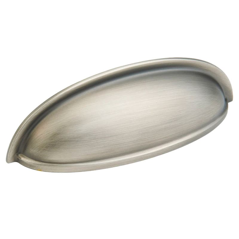 3" Traditional Cup Pull, Antique Nickel