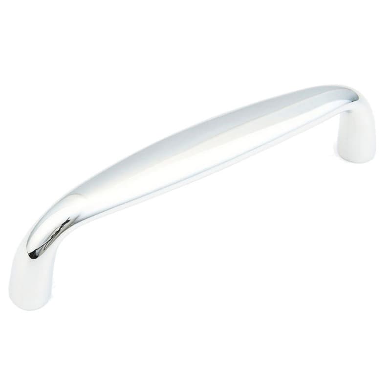 4" Traditional Cabinet Pull, Polished Chrome