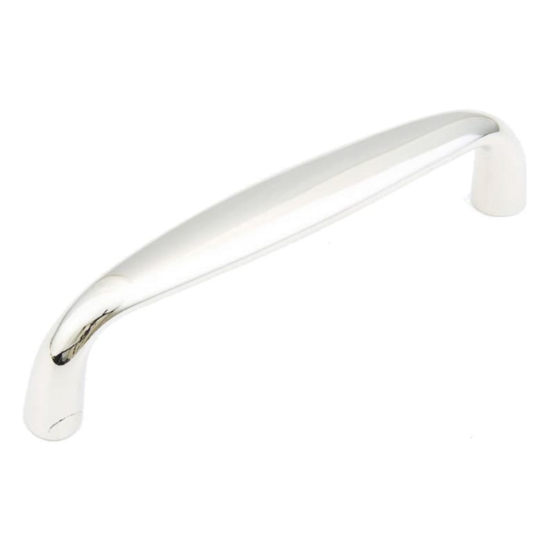 4" Traditional Cabinet Pull, Polished Nickel