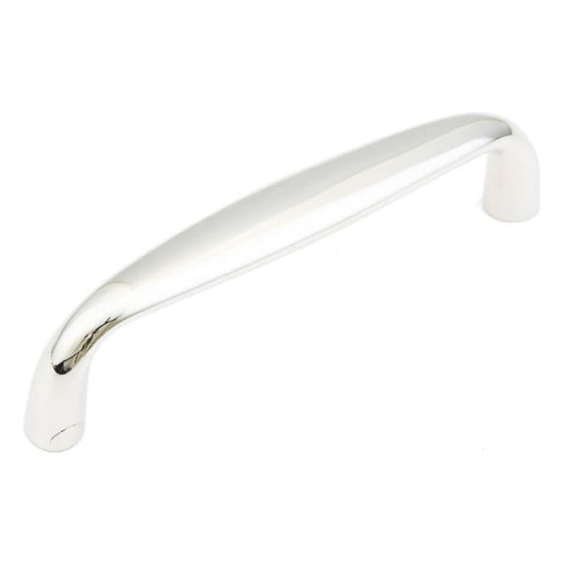 4" Traditional Cabinet Pull, Polished Nickel