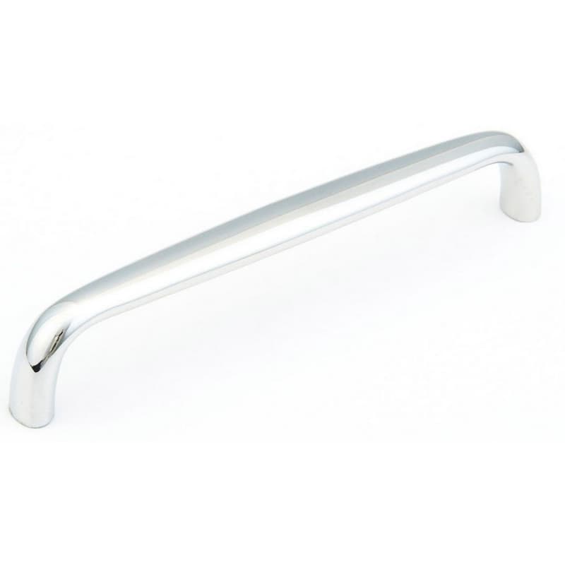 6" Traditional Cabinet Pull, Polished Chrome