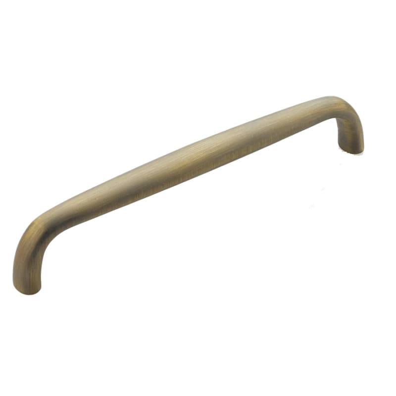 6" Traditional Cabinet Pull, Antique Light Brass