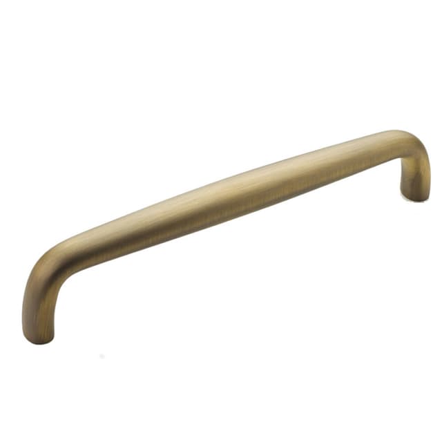 10" Traditional Cabinet Pull, Antique Light Brass