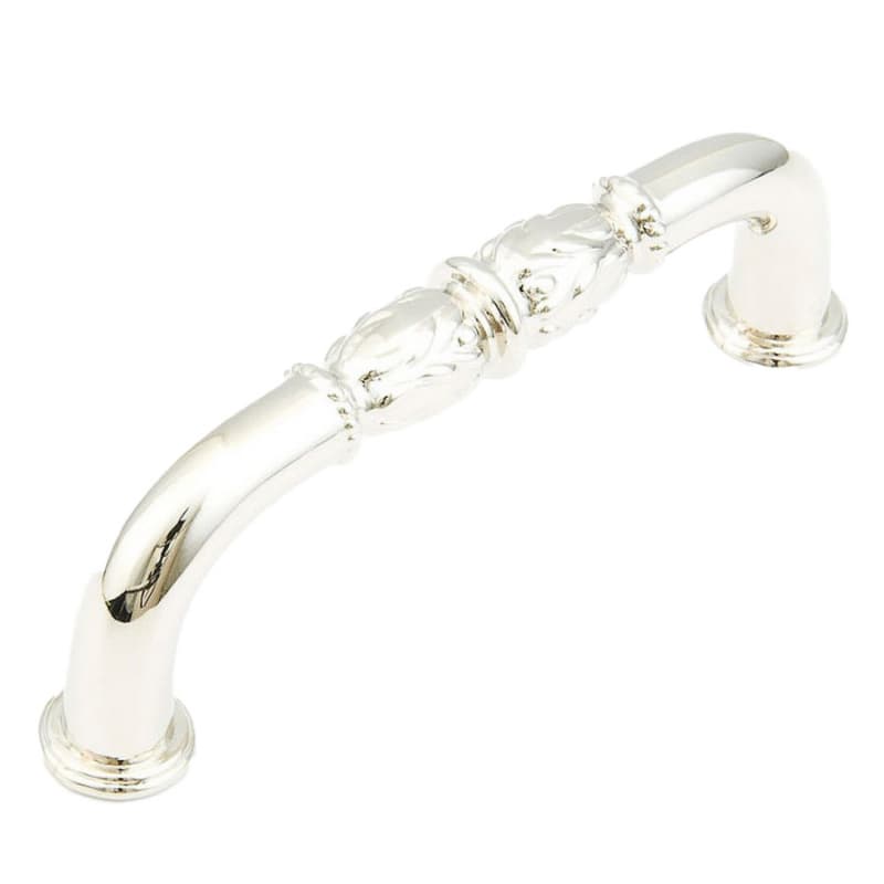 3-3/4" Meridian Cabinet Pull, Polished Nickel