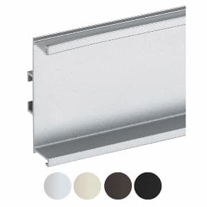 2.9m 33913 Series Horizontal C Channel Profile, Matte Black