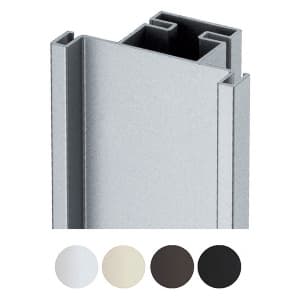 2.9m 33915 Series Vertical Channel Profile, Dark Bronze