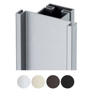 2.9m 33915 Series Vertical Channel Profile, Matte Black
