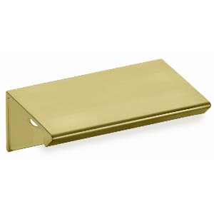 1-1/4" 33793 Series Cabinet Tab Pull, Matte Gold