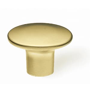 1-1/4" 22022 Series Round Cabinet Knob, Matte Gold