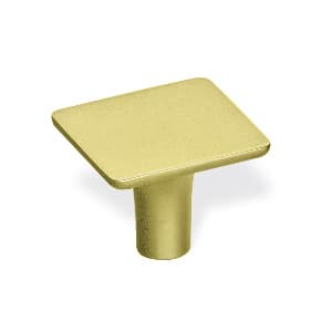 26mm 22607 Series Square Cabinet Knob, Matte Gold