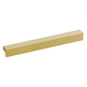 7-1/2" 33756 Series Cabinet Finger Pull, Matte Gold