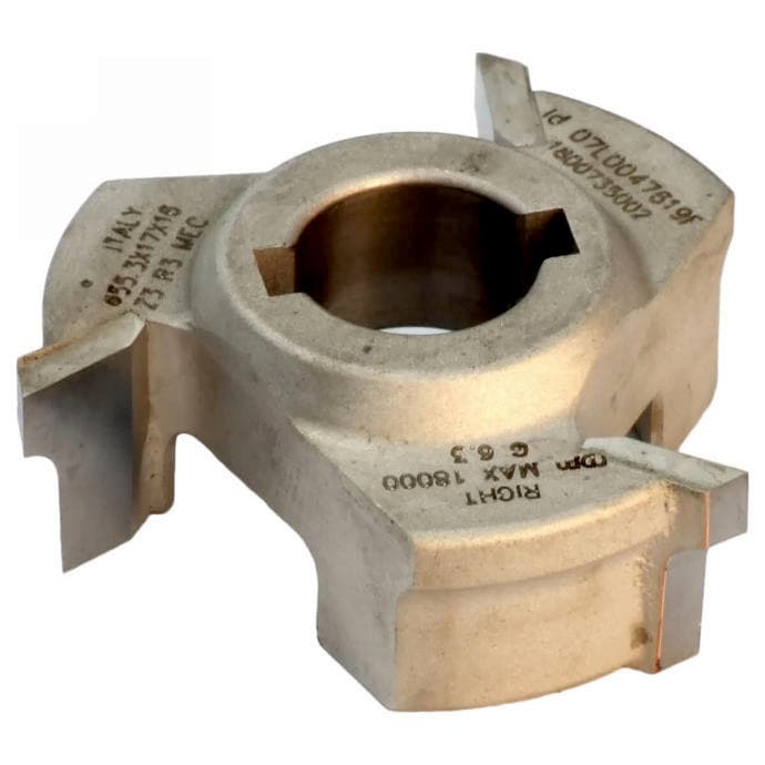 SCM Top and Bottom Carbide Trimmer, 3 mm Radius, Right Hand
