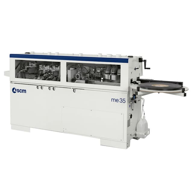 Minimax Single Sided Automatic Edgebander with Dual Diamond Pre-Mill and Radius Corner Rounding, 1 Phase