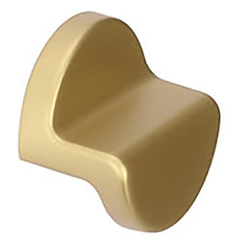 1-1/4" 22766 Series Semi Round Cabinet Knob, Matte Gold
