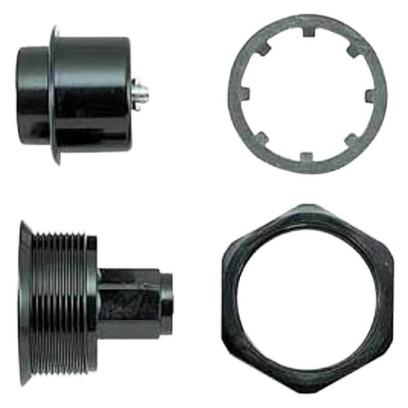 21mm Push Lock Fastener (Large/Flush Type), Black