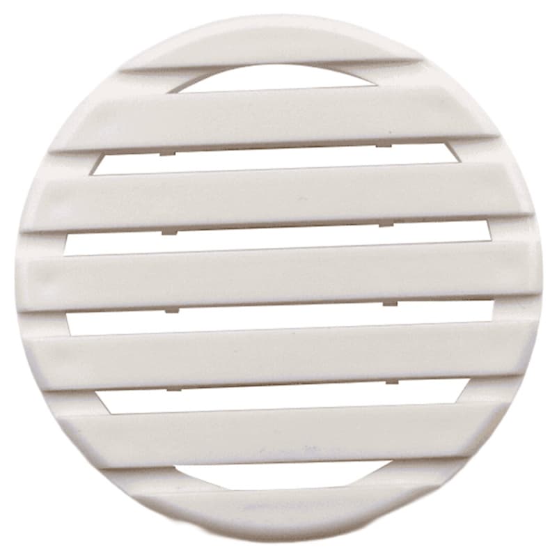 APB-4045 1-3/4" Round Plastic Air Ventilator, White