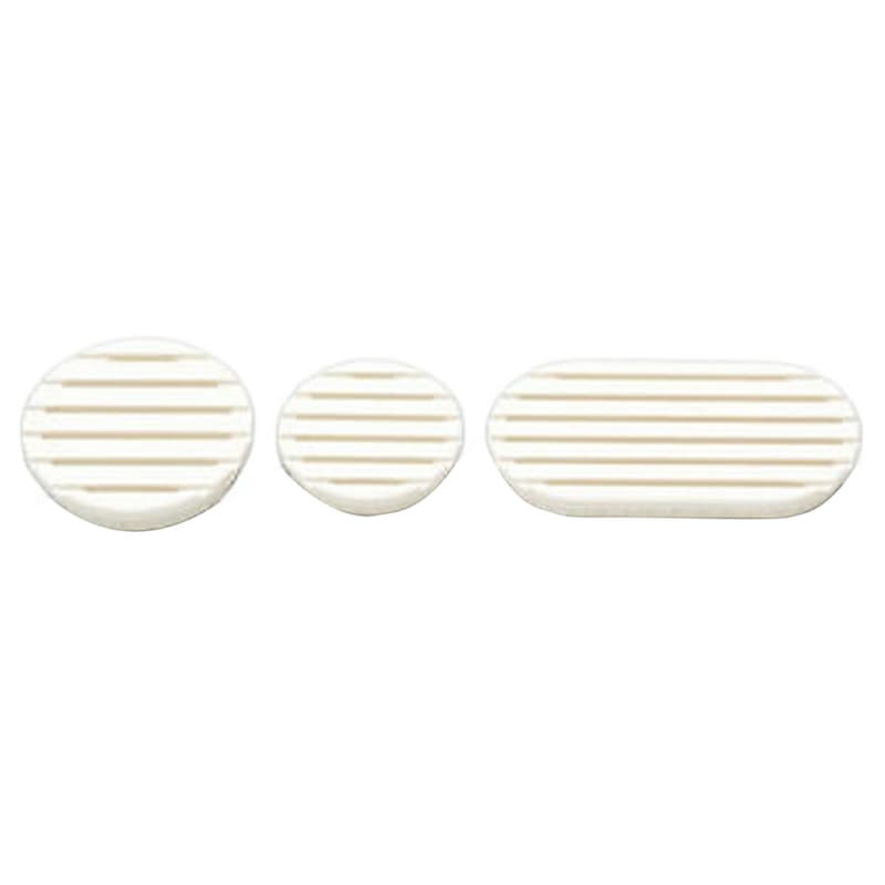 2-3/16" Round Plastic Air Ventilator, White