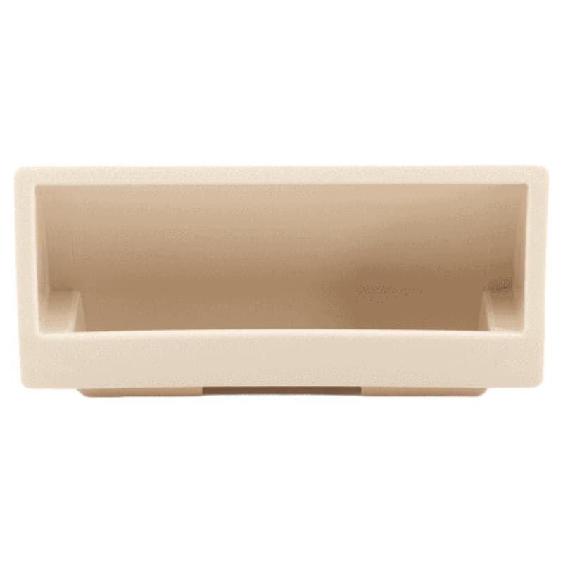 3-15/16" Recessed Flush Pull, Ivory