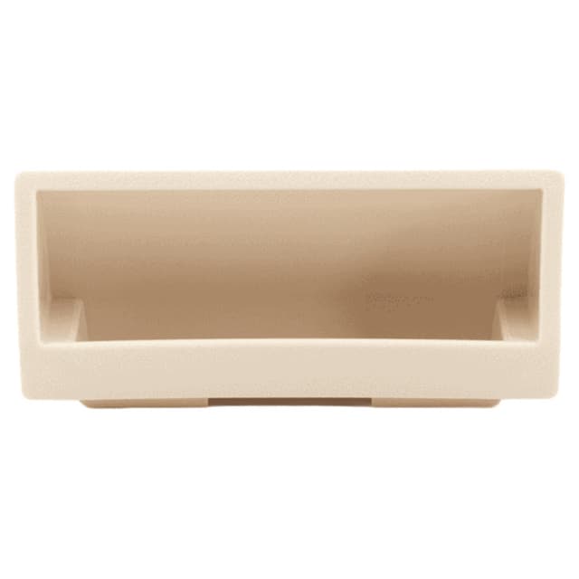 3-15/16" Recessed Flush Pull, Ivory
