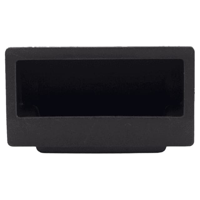 2-3/4" Recessed Flush Pull, Brown