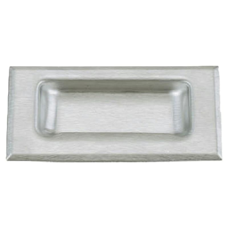 4" Flush Pull with Male Stud M5 Nut, Satin