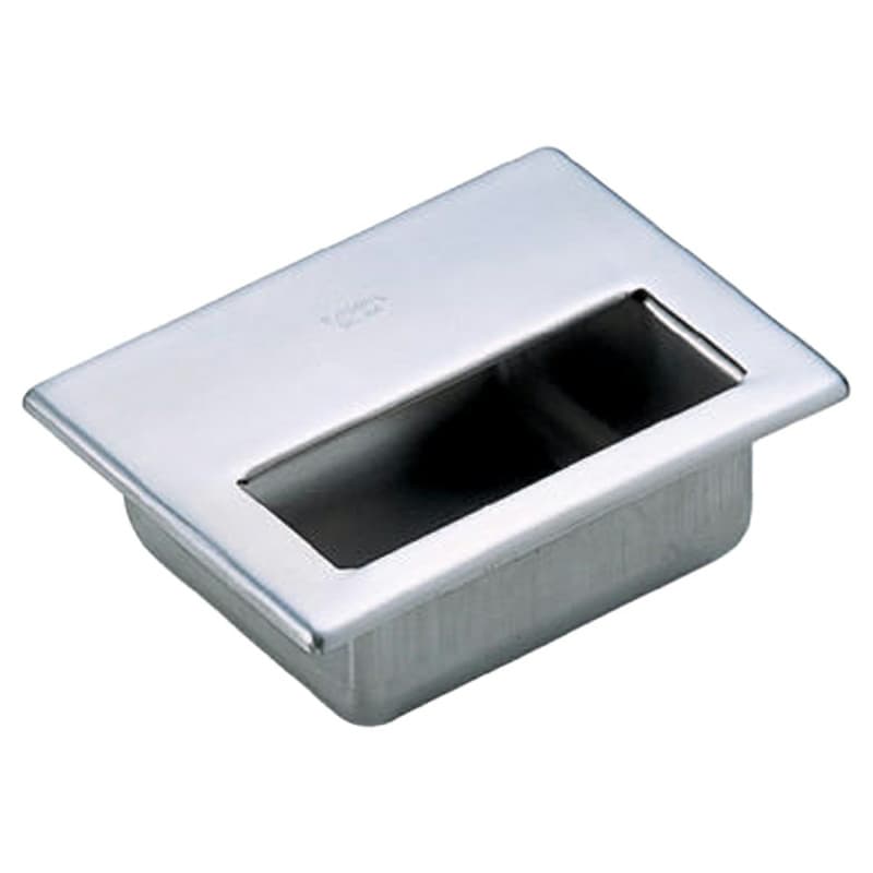 6" Cabinet Recessed Flush Pull, Satin