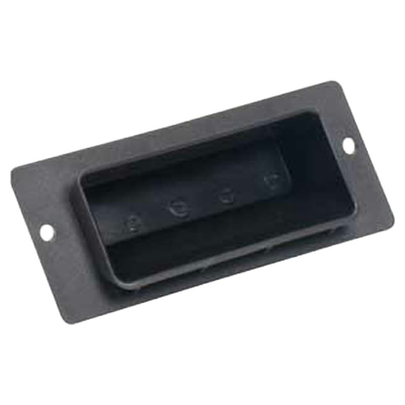 5-5/16" Cabinet Recessed Flush Pull, Black