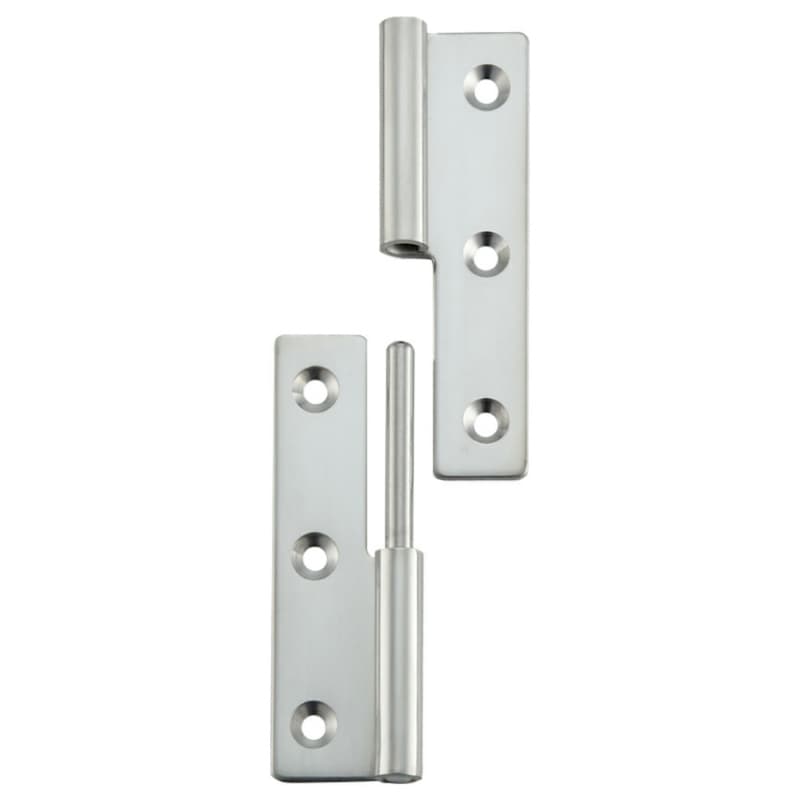 36mm Right-Hand Lift-Off Hinge, Polished Stainless Steel
