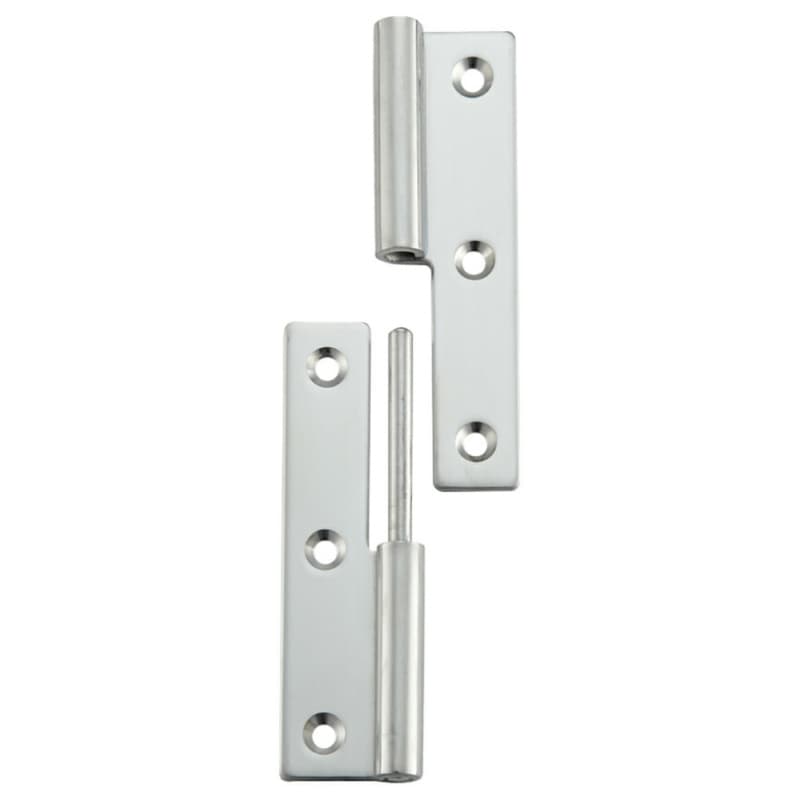 38mm Right-Hand Lift-Off Hinge, Polished Stainless Steel
