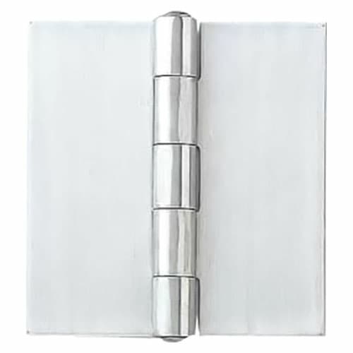 119mm Weld-On Butt Hinge, Satin Stainless Steel