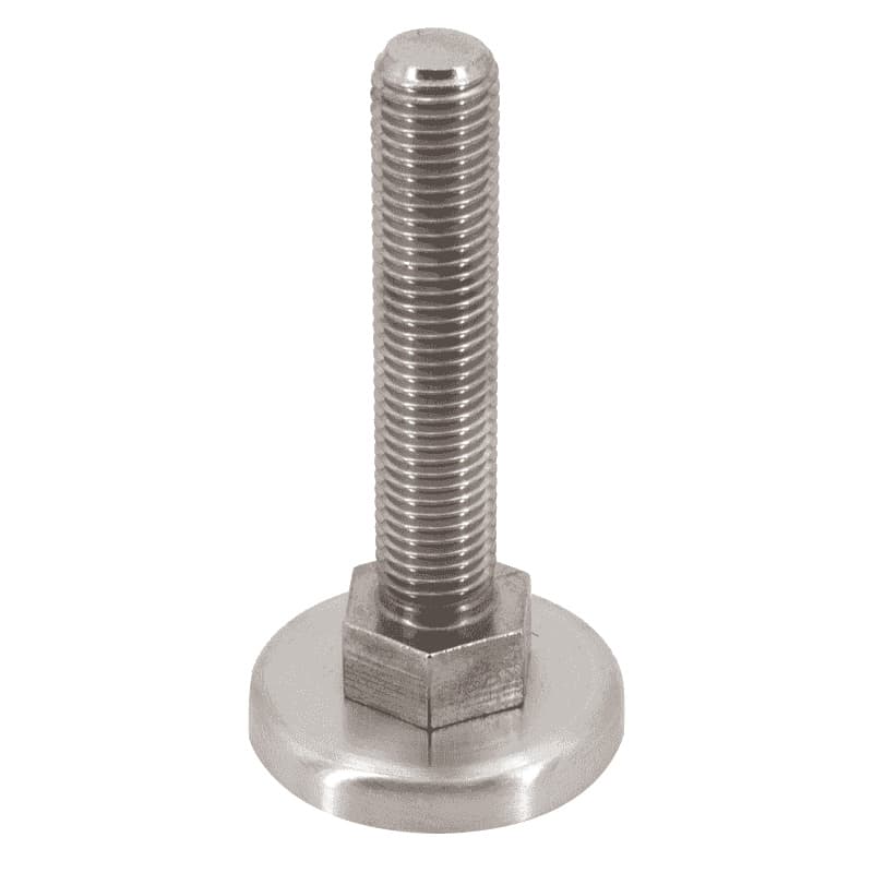 50mm Stainless Steel Leg Leveler, Satin