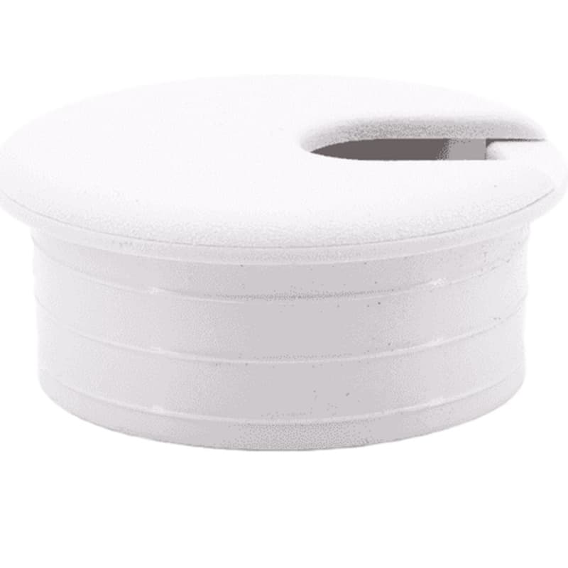 45mm Round Cable Grommet, White