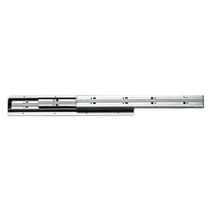 Drawer Slide with 110lb. Capacity, Full Extension, Stainless Steel, 80-3/16"