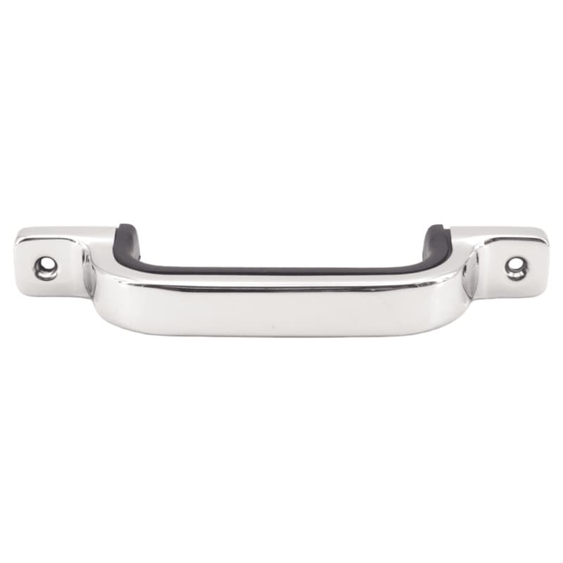 88mm Stainless Steel/Rubber Handle Pull, Mirror