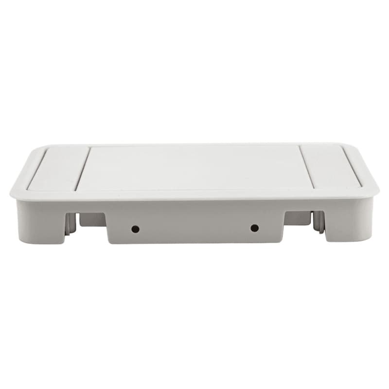 189mm Rectangular Cable Grommet, White