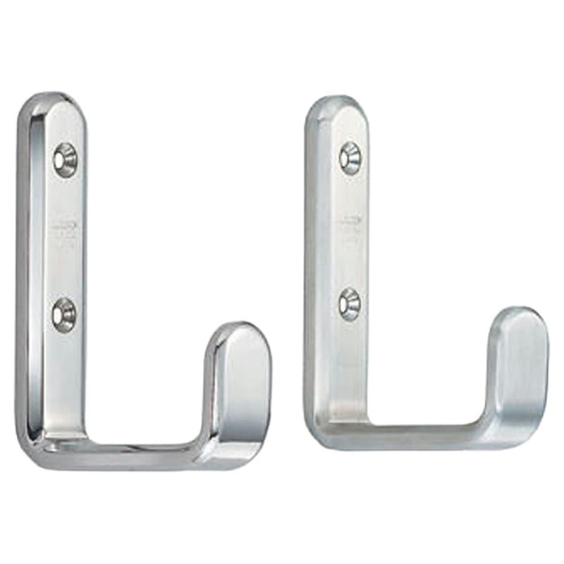 115mm Stainless Steel J-Hook, Mirror