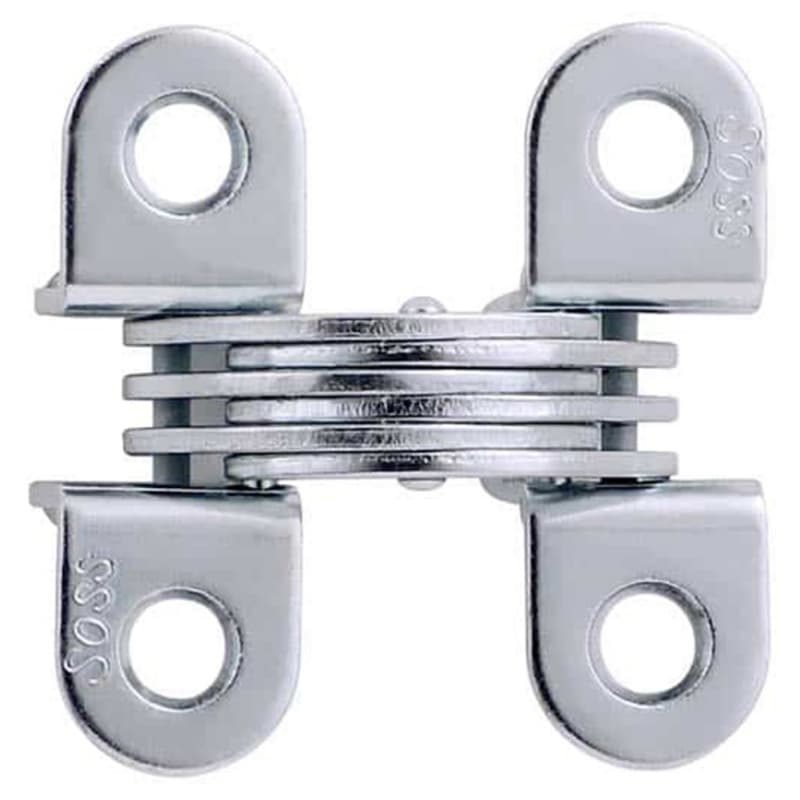 314 Invisible Hinge, Satin Chrome