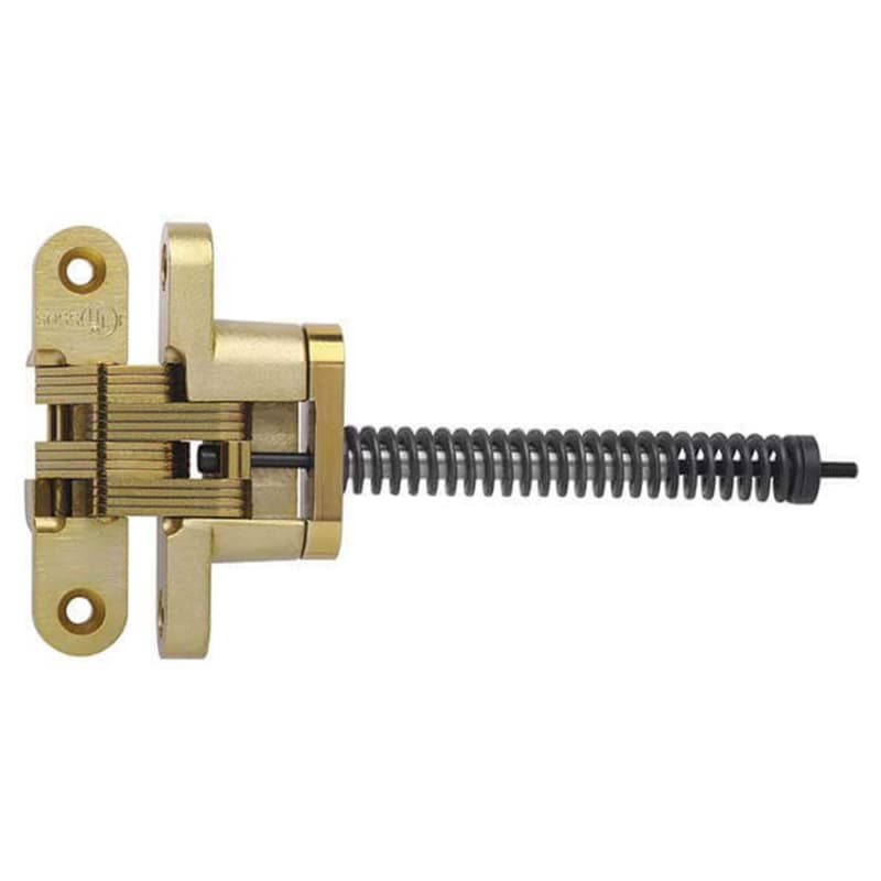 1-3/8" 416IC Invisible Hinge Closer, Satin Brass
