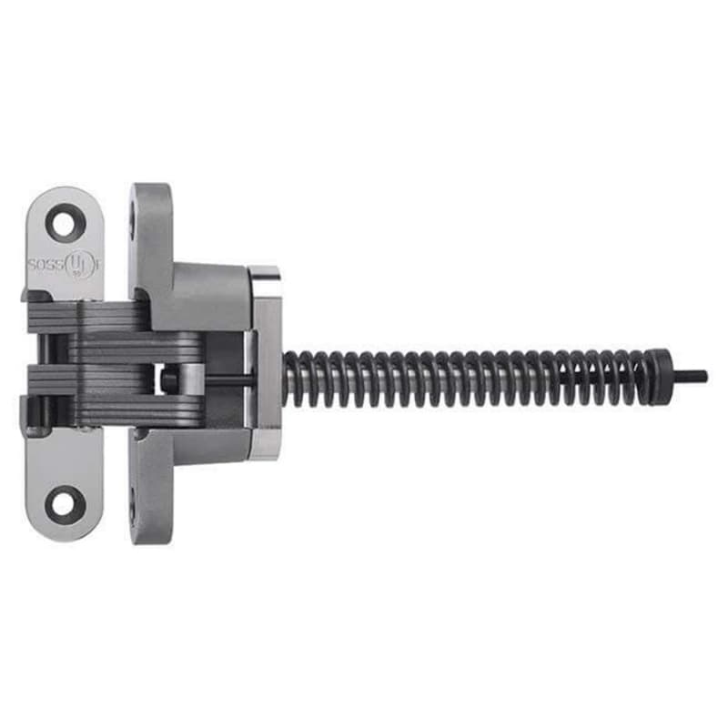 1-3/8" 416SSIC Invisible Closer Hinge, Satin Stainless Steel