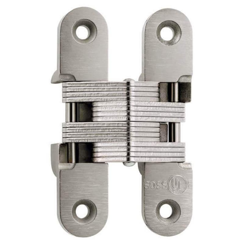 1-3/8" 416 Invisible Hinge, Satin Nickel