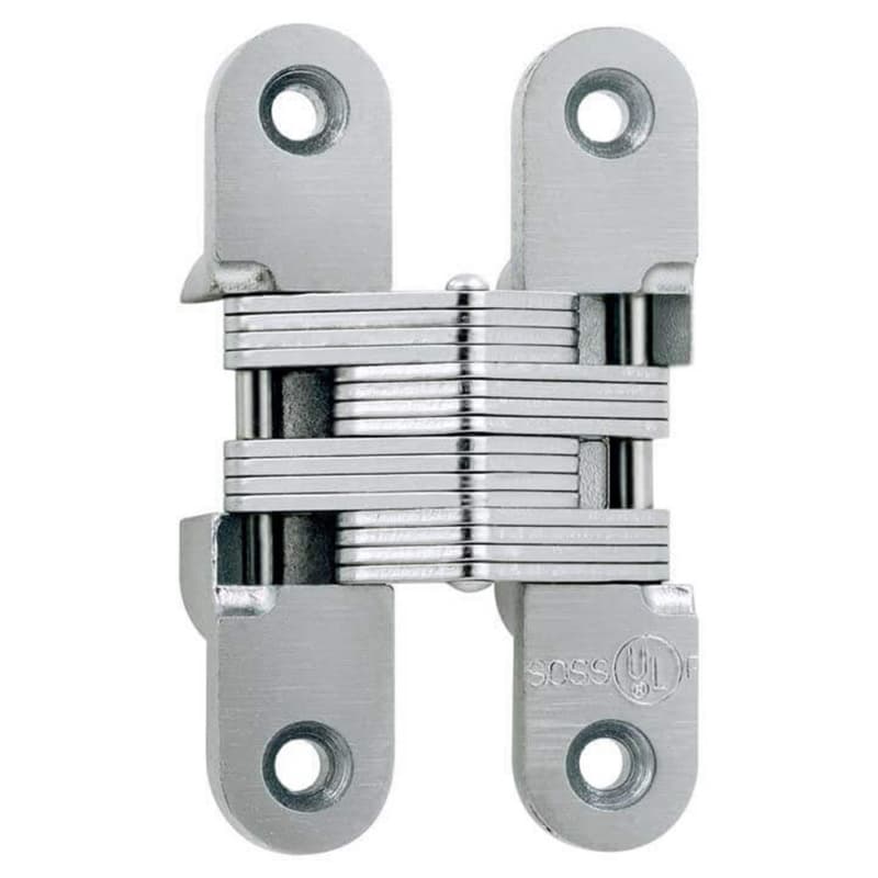 1-3/8" 416 Invisible Hinge, Satin Chrome