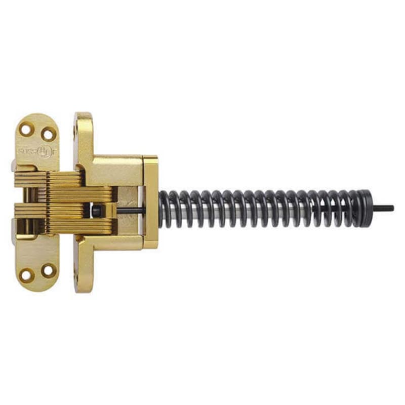 1-3/4" 418IC Invisible Closer Hinge, Satin Brass