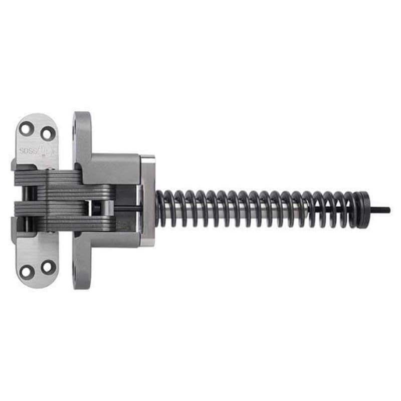 1-3/4" 418SSIC Invisible Closer Hinge, Satin Stainless Steel