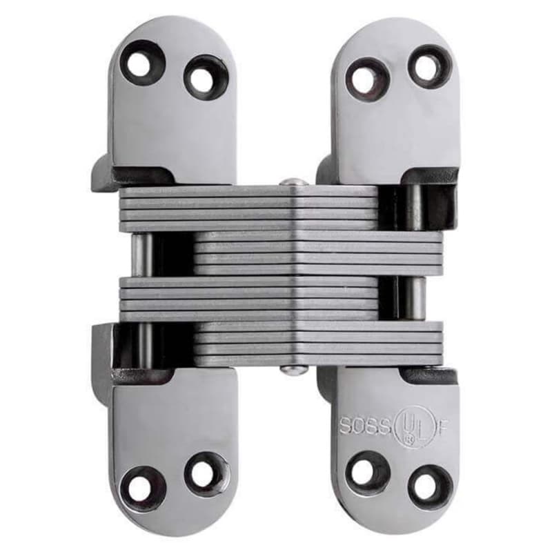 1-3/4" 418SS Invisible Hinge, Bright Stainless Steel