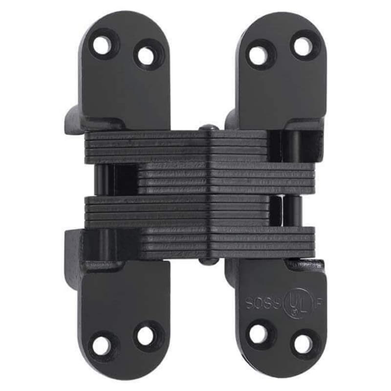 1-3/4" 418 Alloy Steel Invisible Hinge, Black