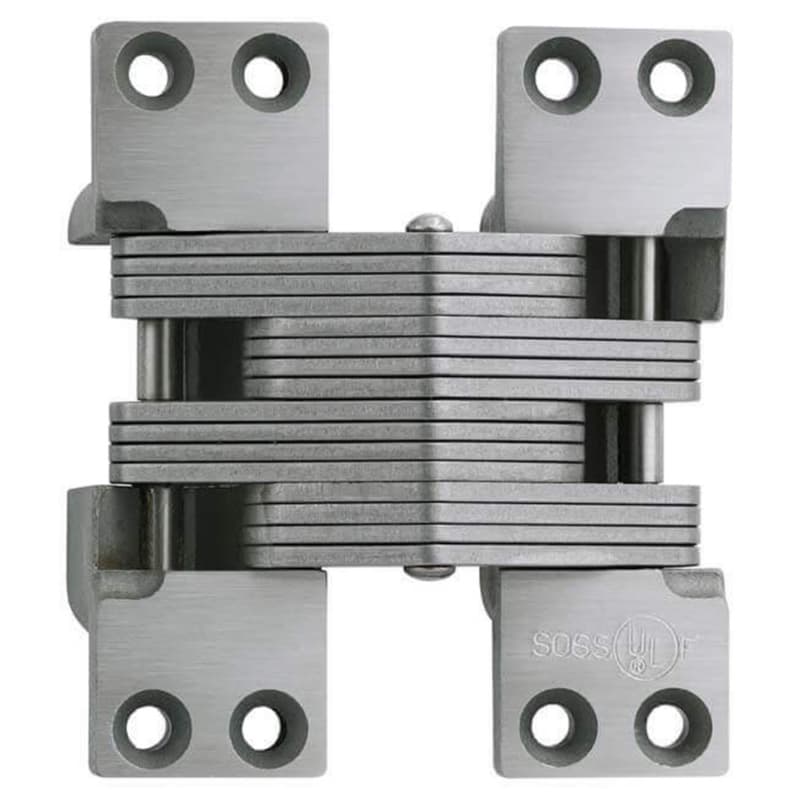 2" 420SS Invisible 180° Opening Hinge, Bright Stainless Steel