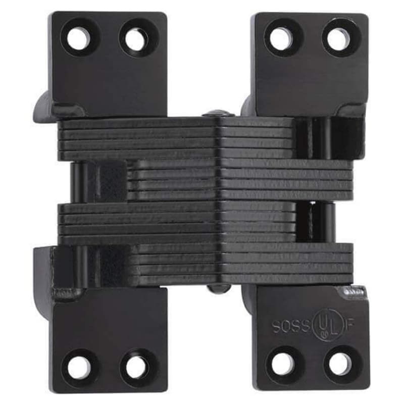 2" 420 Alloy Steel Invisible Hinge, Black