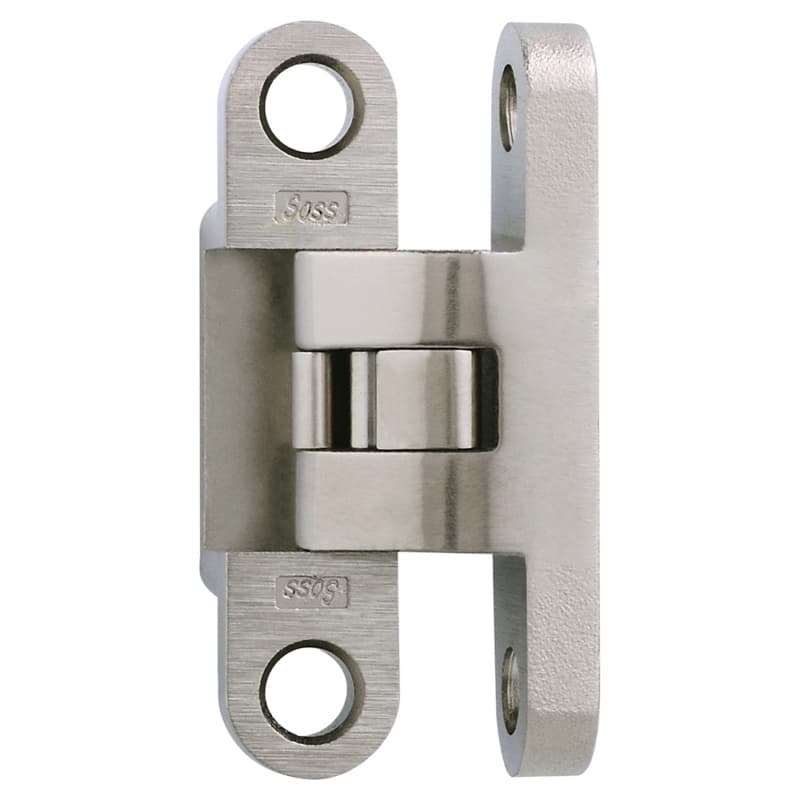 504 Wrap Around Invisible 92° Opening Hinge, Satin Nickel