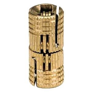 1/2" Invisible Barrel 180° Opening Hinge, Solid Brass